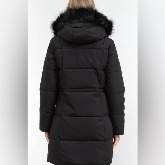 DKNY Black Puffer Jacket - Picture 3 of 9